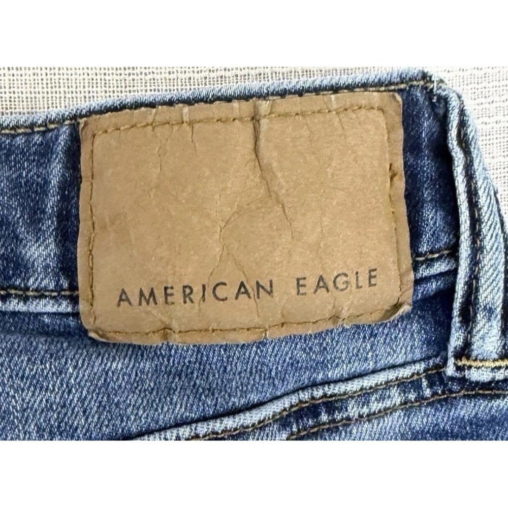 American Eagle Original Bootcut Airflex+ Men's Jeans 33X32 Fit 33x31 Whiskering - Picture 9 of 10